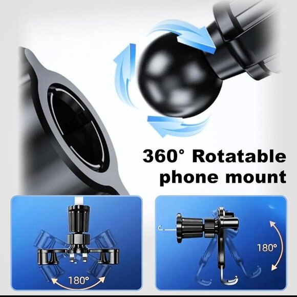 iPhone Car Mount Cell Phone Holder 3-in-one, Javels - Picture 3 of 7